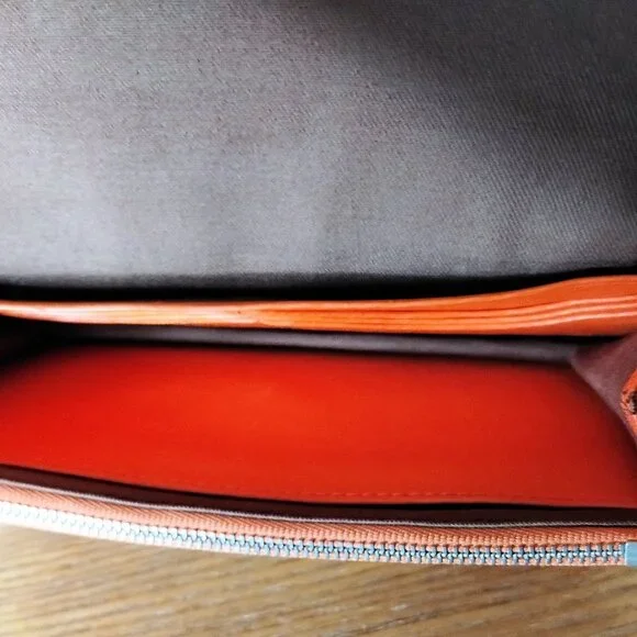Project - Lauren Ralph Lauren Orange Crossbody Wallet - Picture 8 of 16